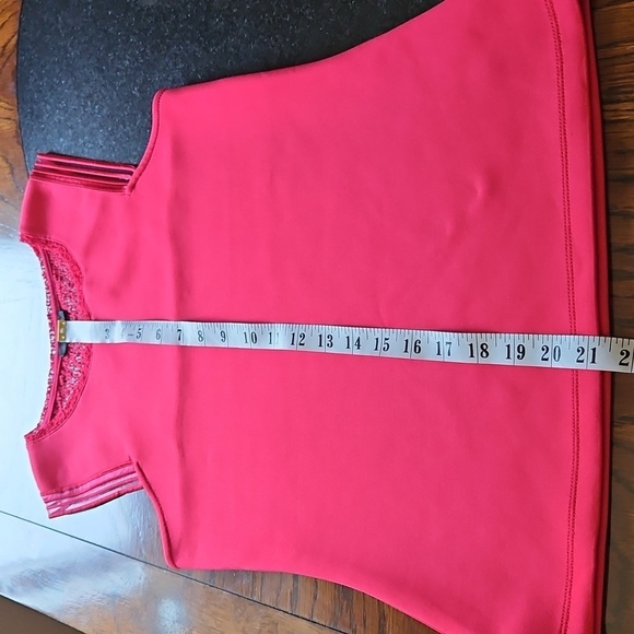 Dynamite Cherry Red Lace Racerback Tank Top Size S - Picture 11 of 11